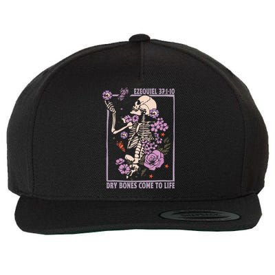 Christian Dry Bones Come To Life Wool Snapback Cap