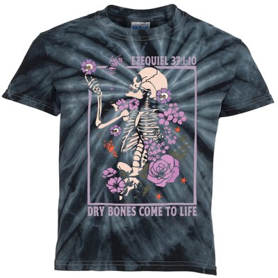 Christian Dry Bones Come To Life Kids Tie-Dye T-Shirt