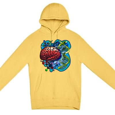 Cool DNA Brain Premium Pullover Hoodie