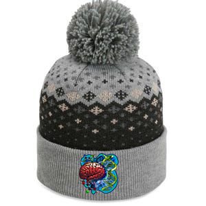 Cool DNA Brain The Baniff Cuffed Pom Beanie