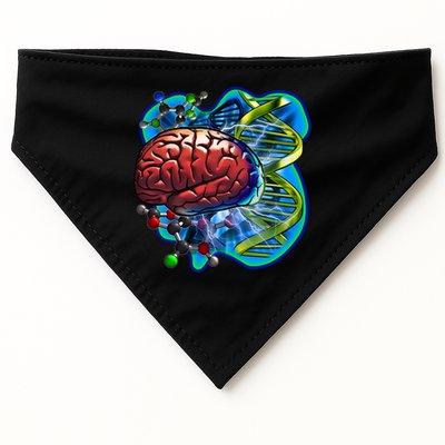 Cool DNA Brain USA-Made Doggie Bandana