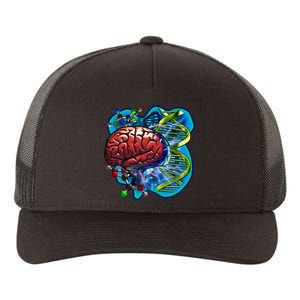 Cool DNA Brain Yupoong Adult 5-Panel Trucker Hat