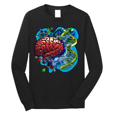 Cool DNA Brain Long Sleeve Shirt