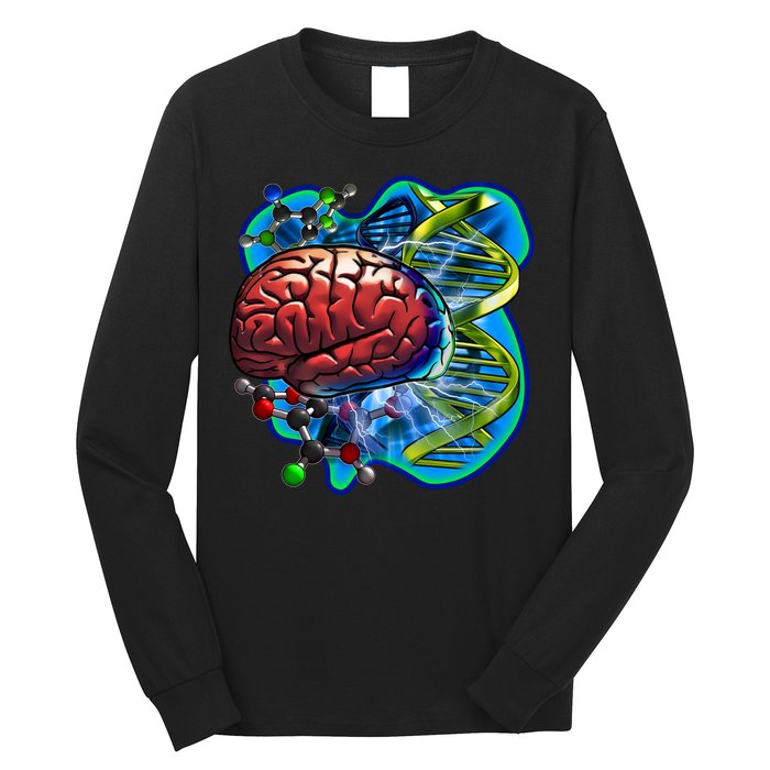 Cool DNA Brain Long Sleeve Shirt