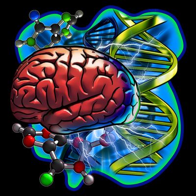 Cool DNA Brain T-Shirt