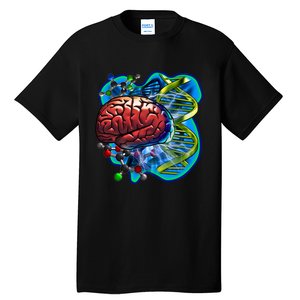 Cool DNA Brain Tall T-Shirt