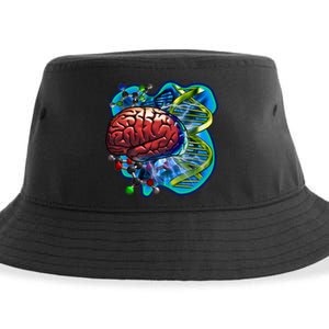 Cool DNA Brain Sustainable Bucket Hat