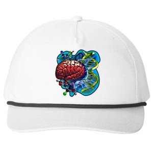 Cool DNA Brain Snapback Five-Panel Rope Hat