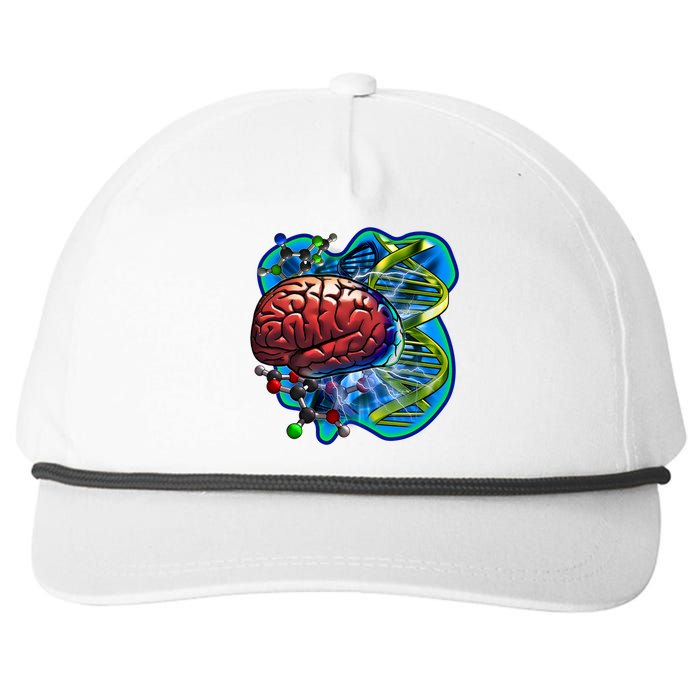 Cool DNA Brain Snapback Five-Panel Rope Hat