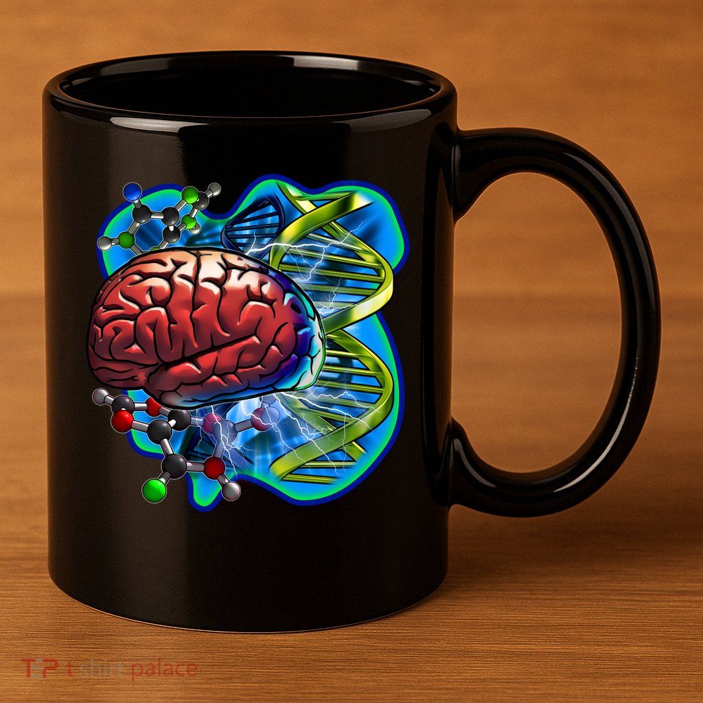 Cool DNA Brain 11oz C Handle Ceramic Mug