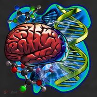 Cool DNA Brain 11oz C Handle Ceramic Mug