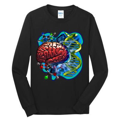 Cool DNA Brain Tall Long Sleeve T-Shirt