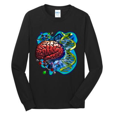 Cool DNA Brain Tall Long Sleeve T-Shirt