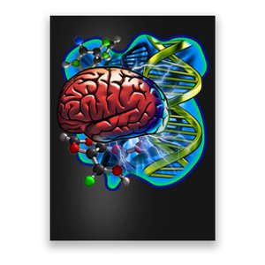 Cool DNA Brain Poster