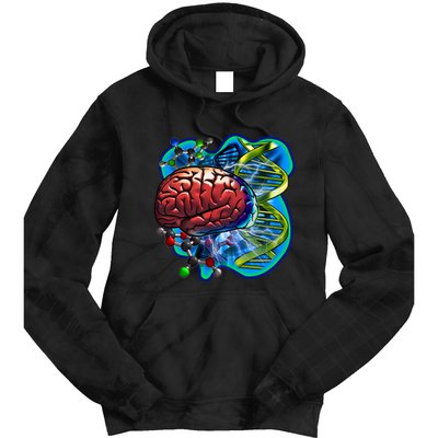 Cool DNA Brain Tie Dye Hoodie