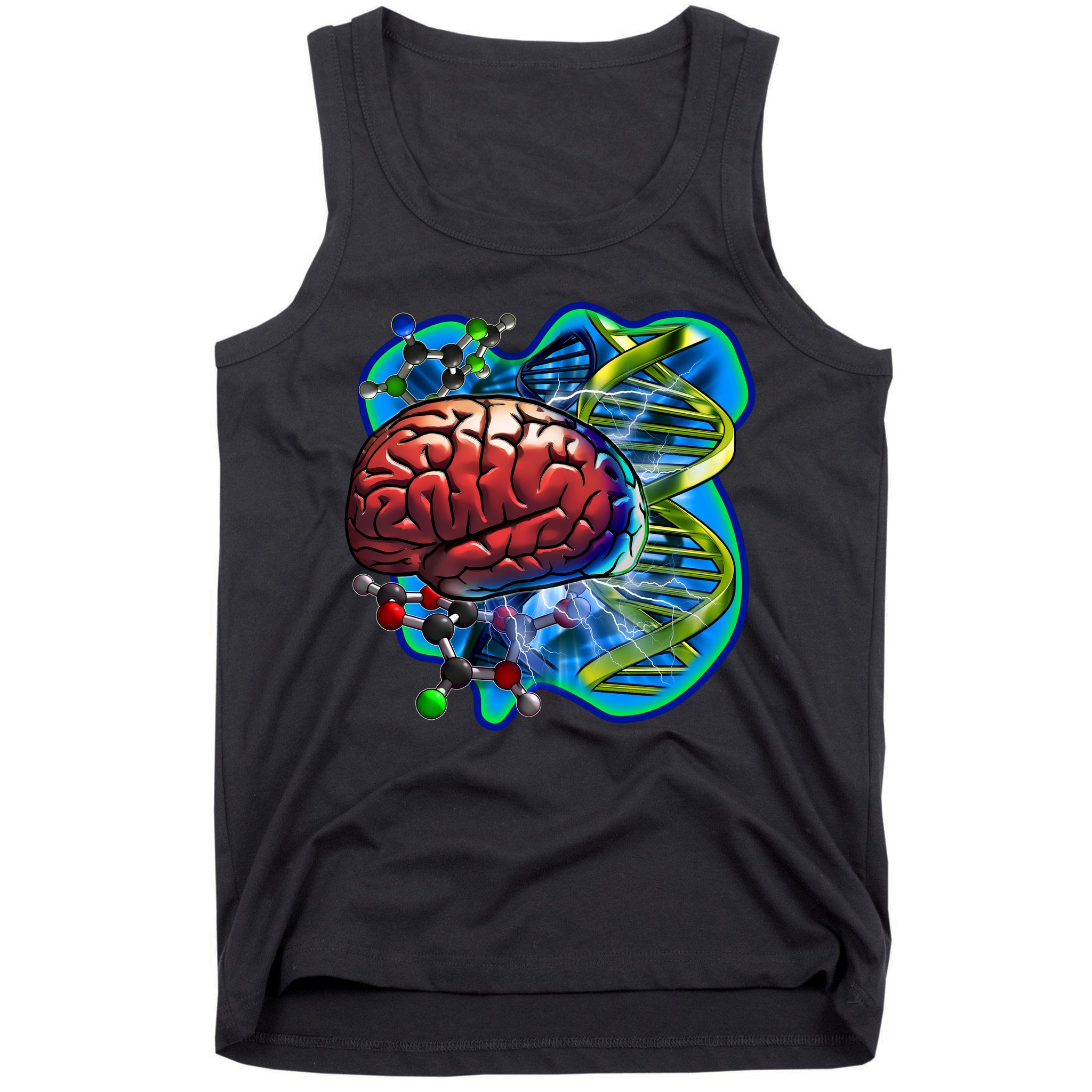 Cool DNA Brain Tank Top