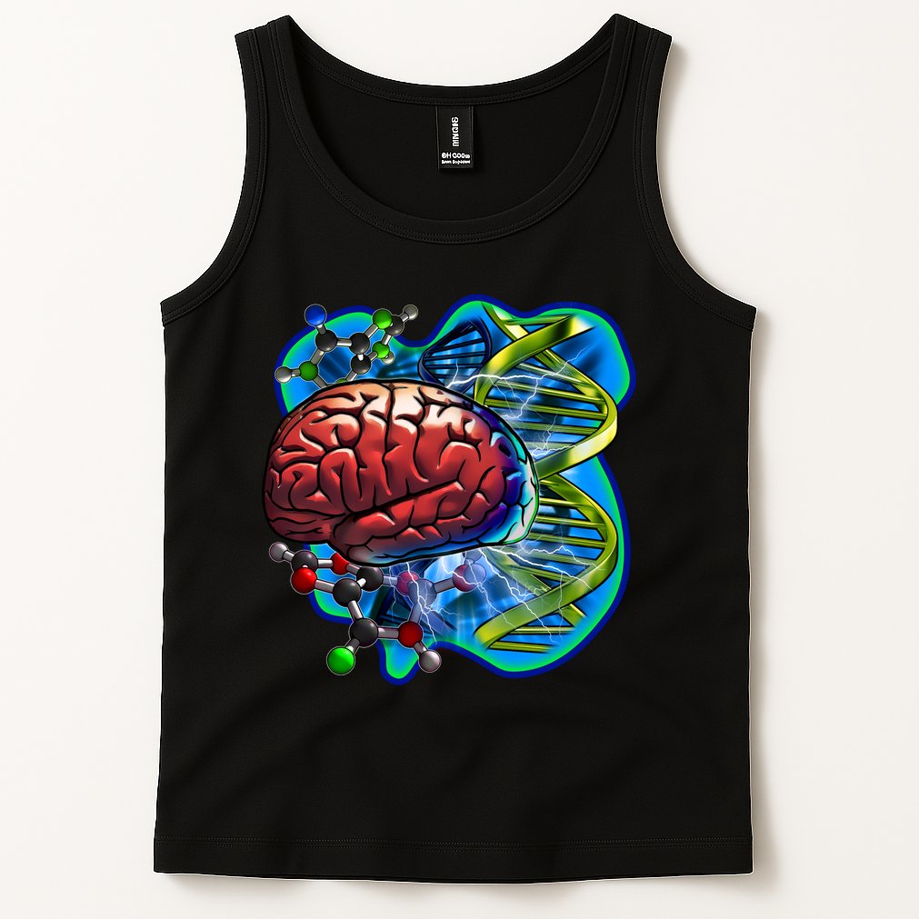 Cool DNA Brain Tank Top