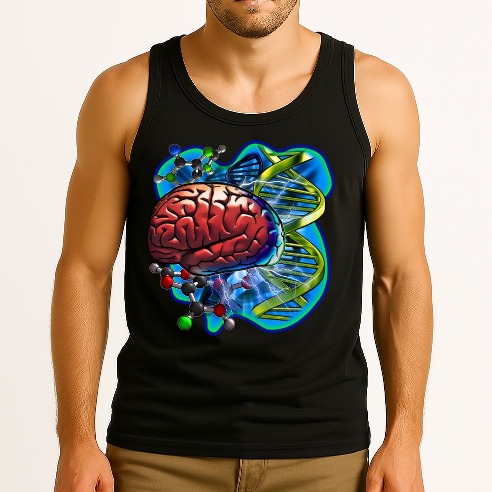Cool DNA Brain Tank Top