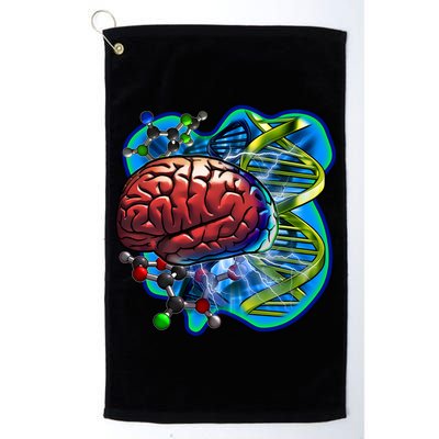 Cool DNA Brain Golf Towel