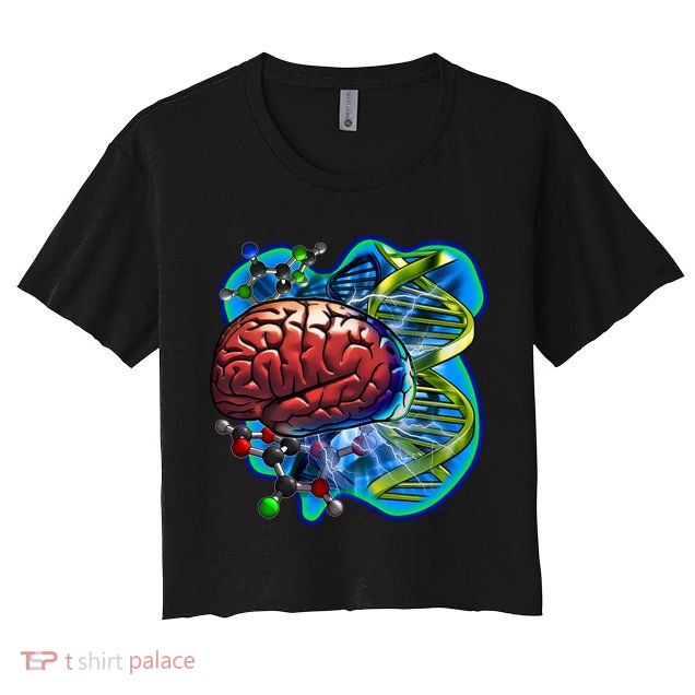 Cool DNA Brain Crop Top