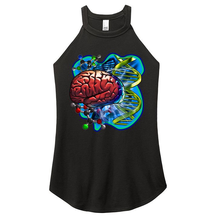 Cool DNA Brain Women's Perfect Tri Rocker Tank