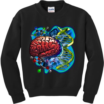 Cool DNA Brain Kids Sweatshirt