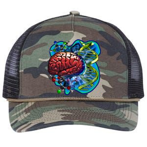 Cool DNA Brain Retro Rope Trucker Hat Cap