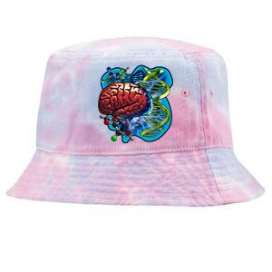 Cool DNA Brain Tie-Dyed Bucket Hat