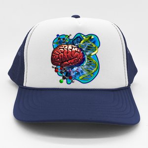 Cool DNA Brain Trucker Hat