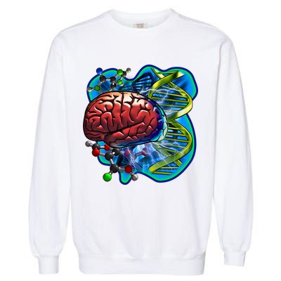 Cool DNA Brain Garment-Dyed Sweatshirt