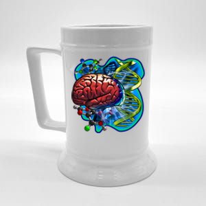 Cool DNA Brain Beer Stein