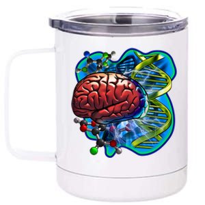 Cool DNA Brain 12 oz Stainless Steel Tumbler Cup