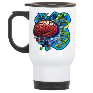 Cool DNA Brain Stainless Steel Travel Mug