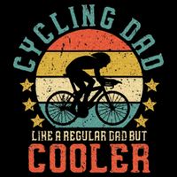 Cycling Dad Bike Rider & Cyclist Fathers Day Long Sleeve Shirt