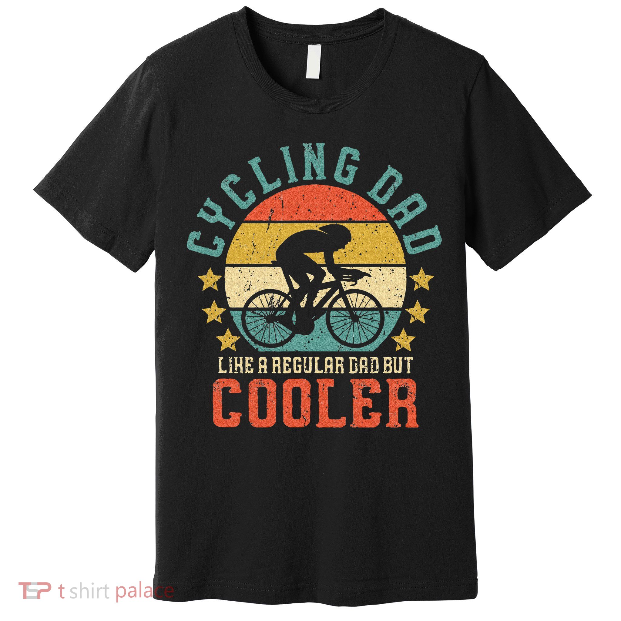 Cycling Dad Bike Rider & Cyclist Fathers Day Premium T-Shirt