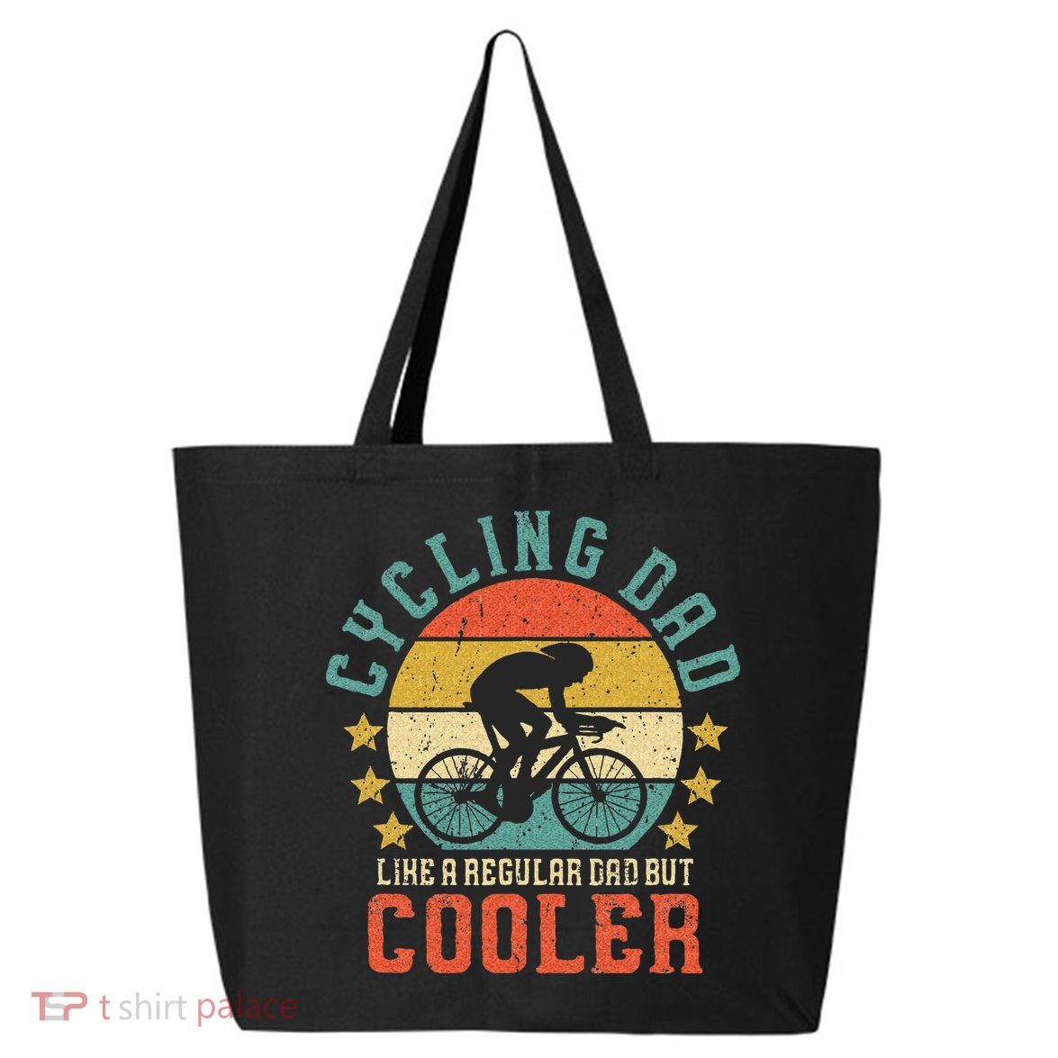 Cycling Dad Bike Rider & Cyclist Fathers Day 25L Jumbo Tote