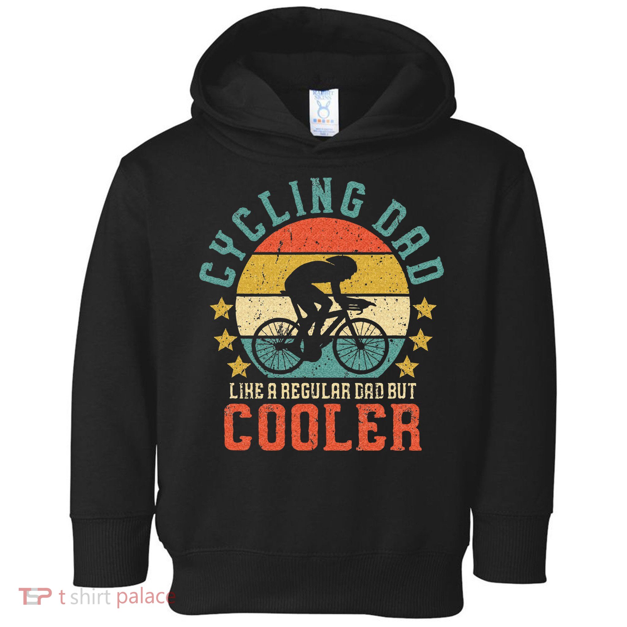 Cycling Dad Bike Rider & Cyclist Fathers Day Toddler Hoodie