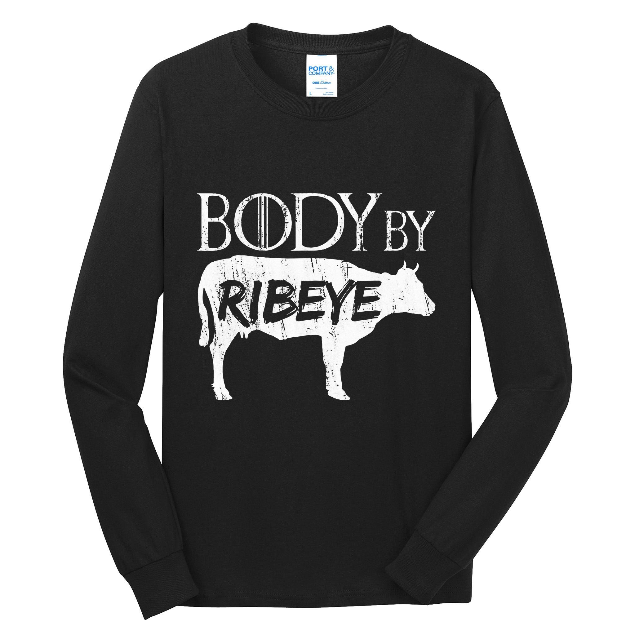 Carnivore Diet Body By Ribeye Tall Long Sleeve T-Shirt