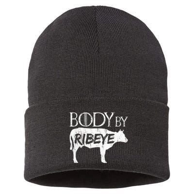 Carnivore Diet Body By Ribeye Sustainable Knit Beanie