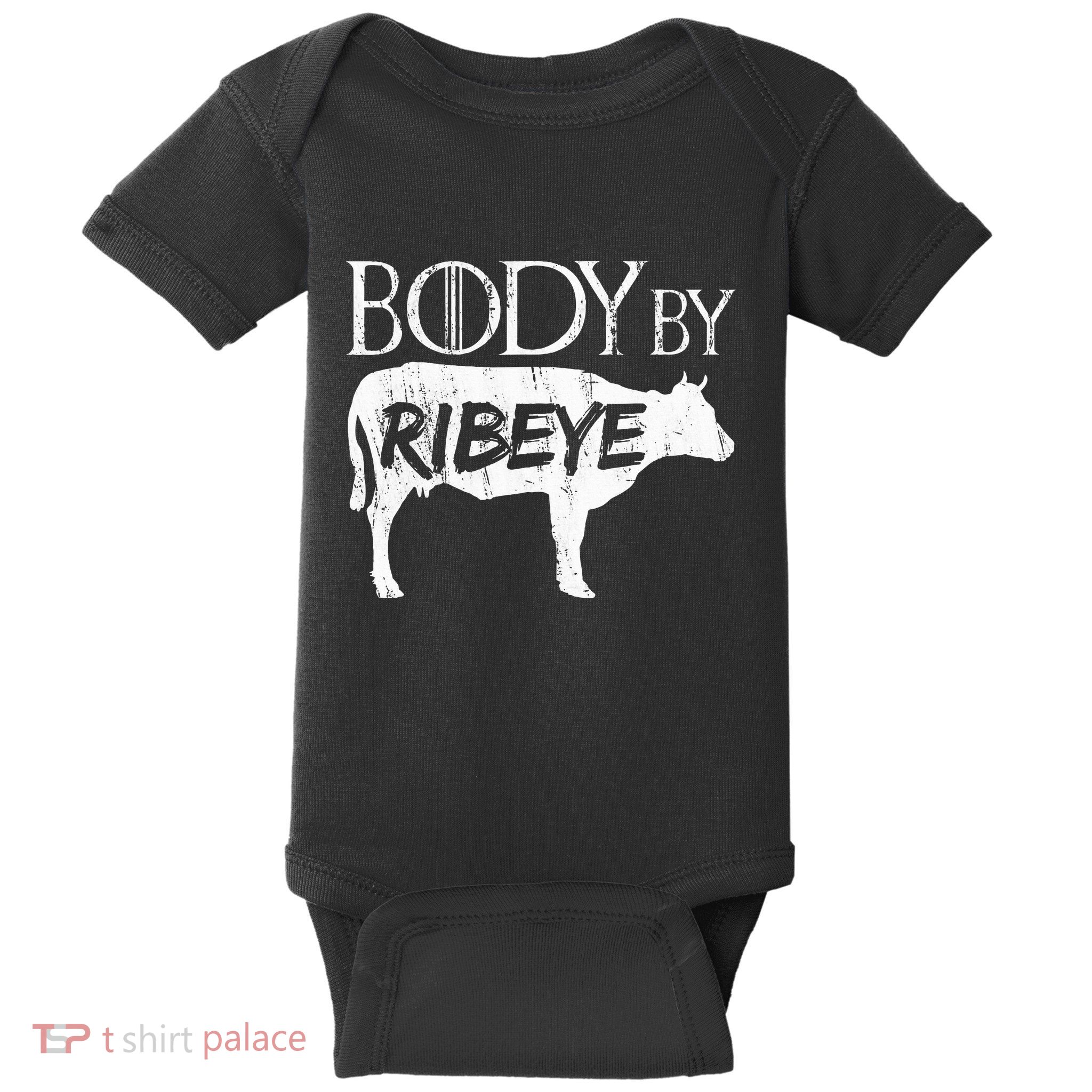 Carnivore Diet Body By Ribeye Baby Bodysuit