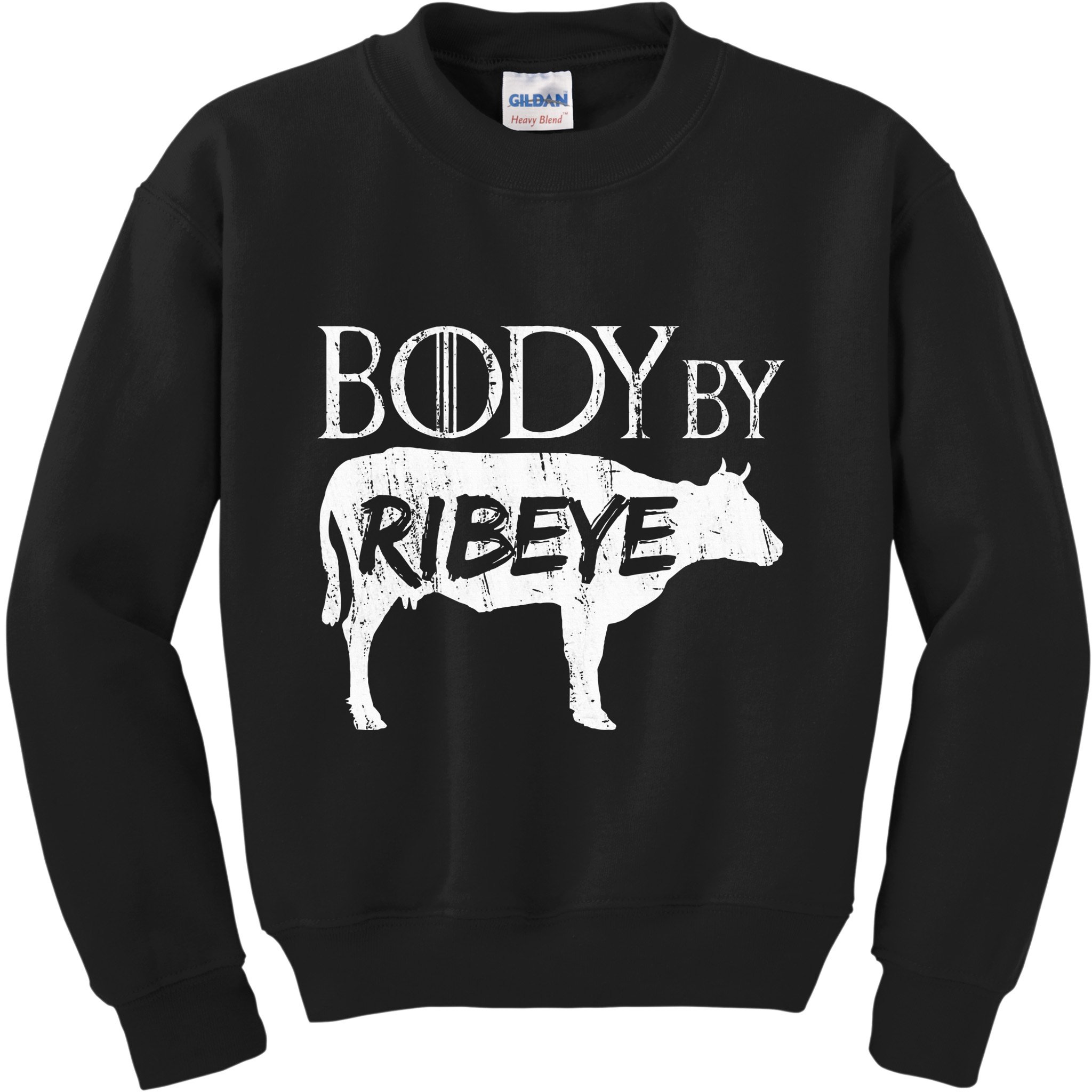 Carnivore Diet Body By Ribeye Kids Sweatshirt