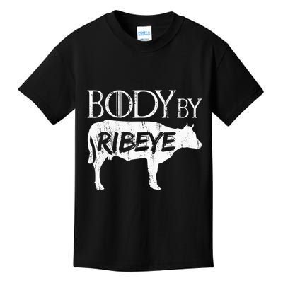 Carnivore Diet Body By Ribeye Kids T-Shirt