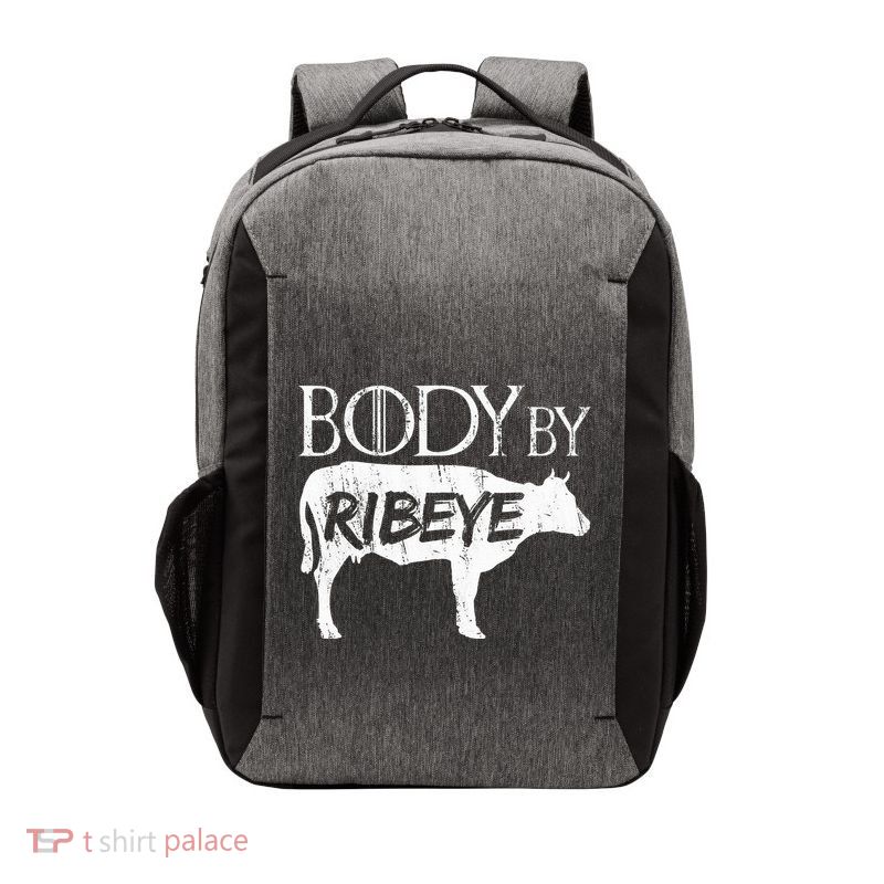 Carnivore Diet Body By Ribeye Vector Backpack