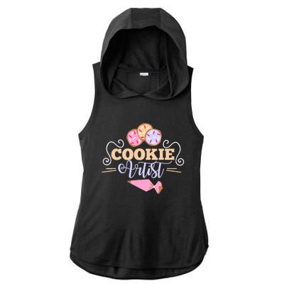 Cookie Decorator Baker Design For Cookie Cutter Fans Ladies PosiCharge Tri-Blend Wicking Draft Hoodie Tank