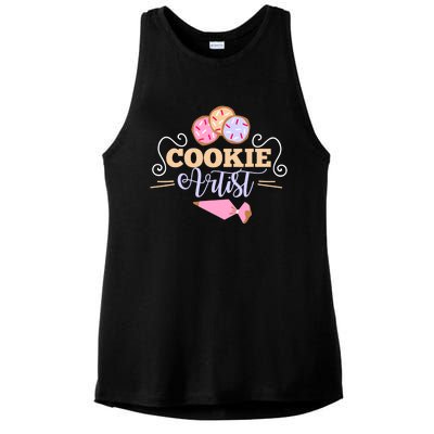 Cookie Decorator Baker Design For Cookie Cutter Fans Ladies PosiCharge Tri-Blend Wicking Tank