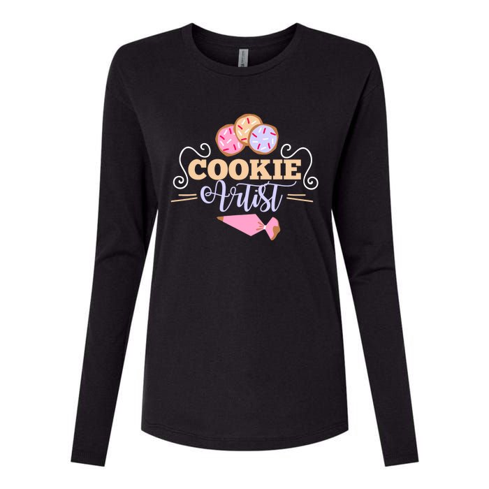 Cookie Decorator Baker Design For Cookie Cutter Fans Womens Cotton Relaxed Long Sleeve T-Shirt