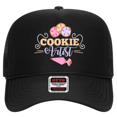 Cookie Decorator Baker Design For Cookie Cutter Fans High Crown Mesh Back Trucker Hat