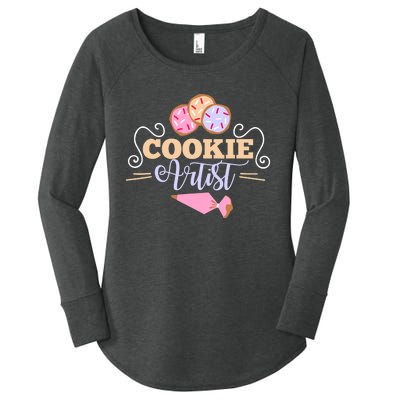 Cookie Decorator Baker Design For Cookie Cutter Fans Women's Perfect Tri Tunic Long Sleeve Shirt