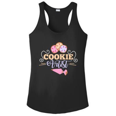 Cookie Decorator Baker Design For Cookie Cutter Fans Ladies PosiCharge Competitor Racerback Tank