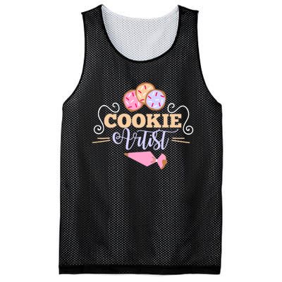 Cookie Decorator Baker Design For Cookie Cutter Fans Mesh Reversible Basketball Jersey Tank